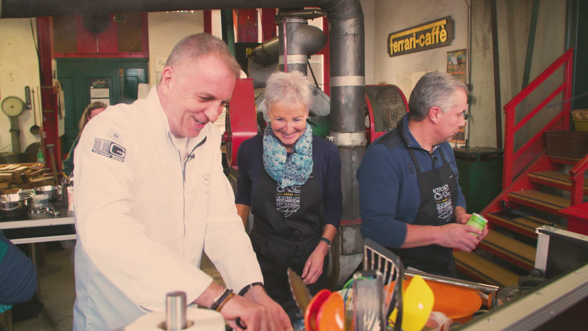 Torsten zu Besuch in der Rösterei