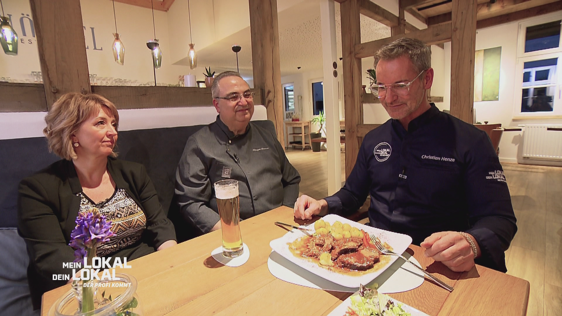 Typisch deutsch und herzhaft: Schweinebraten im Testessen