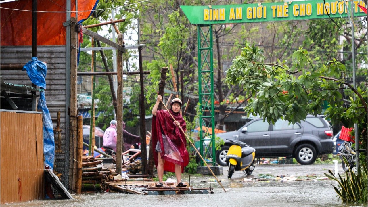 Immer mehr Tote wegen Taifun in Vietnam