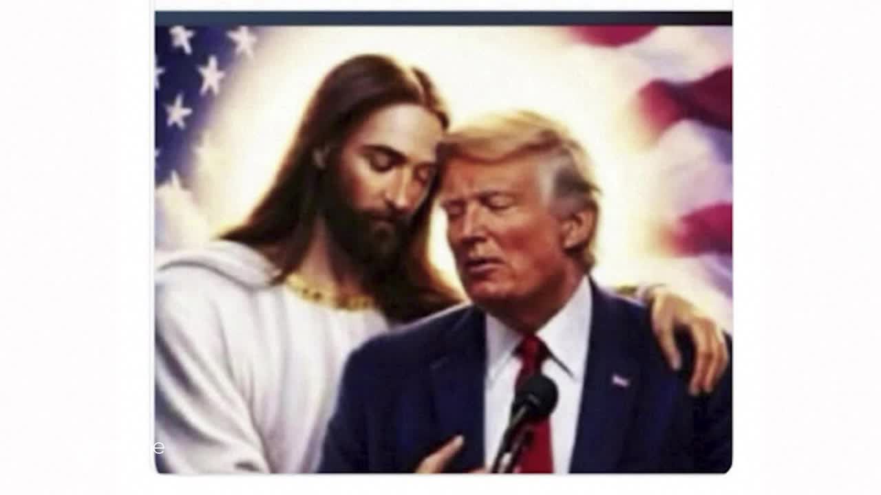 Nach Kritik: Trump postet neues Jesus-Bild