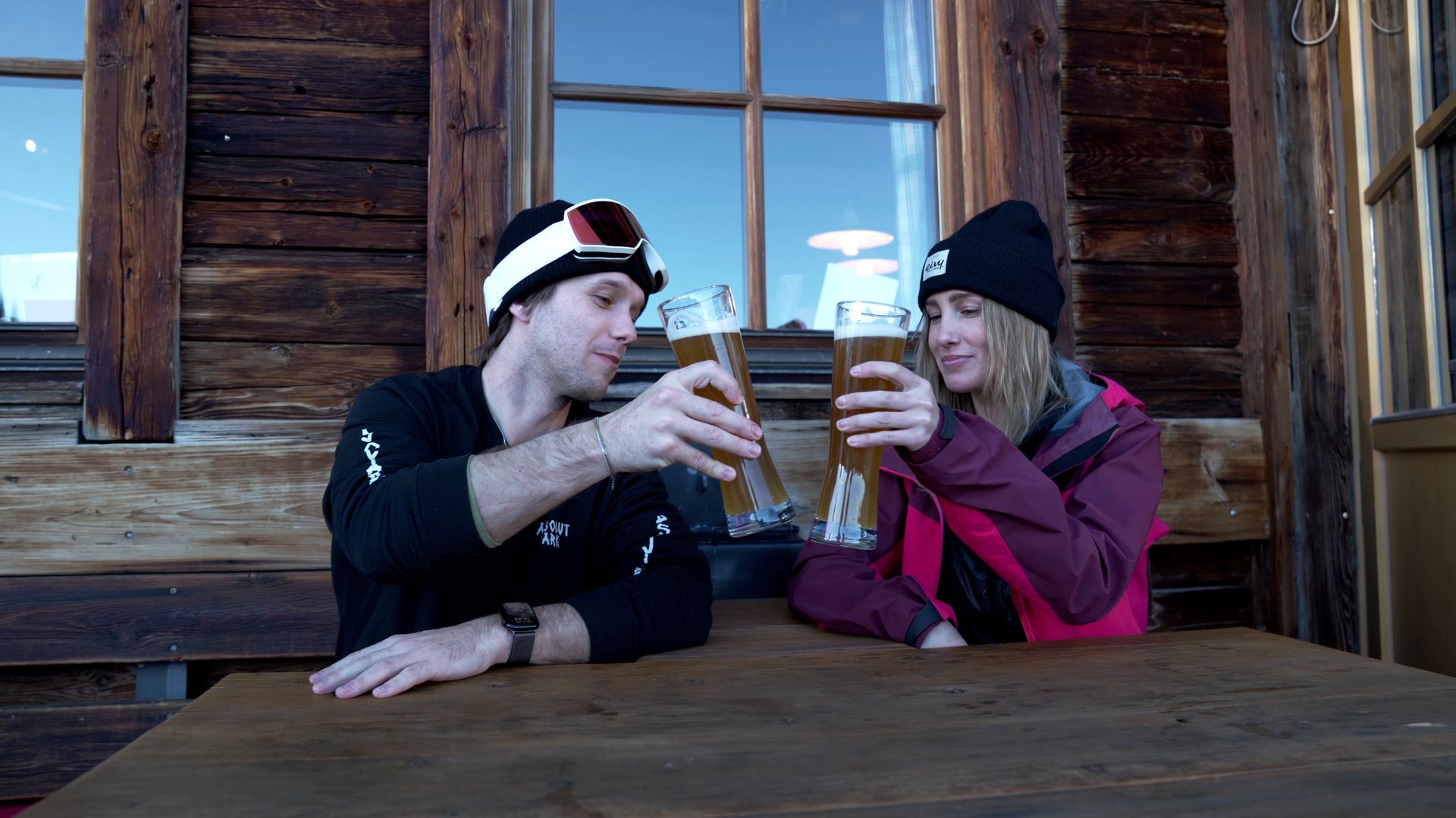 Michelle auf dem Kicker: Der hektar Freeski-Kurs
