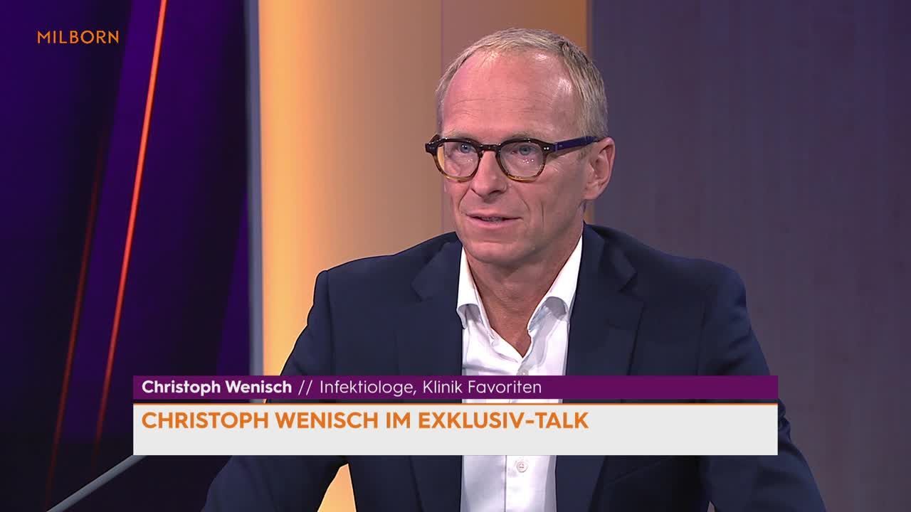 Infektiologe Wenisch: "Etwa die Hälfte der Intensivpatienten hat verbleibende Schäden"
