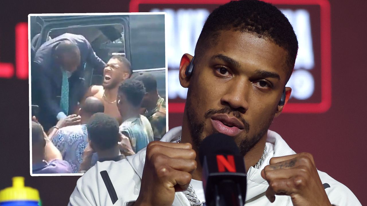 Boxen: Horror-Unfall! Anthony Joshua unter Schmerzen aus Auto gezogen