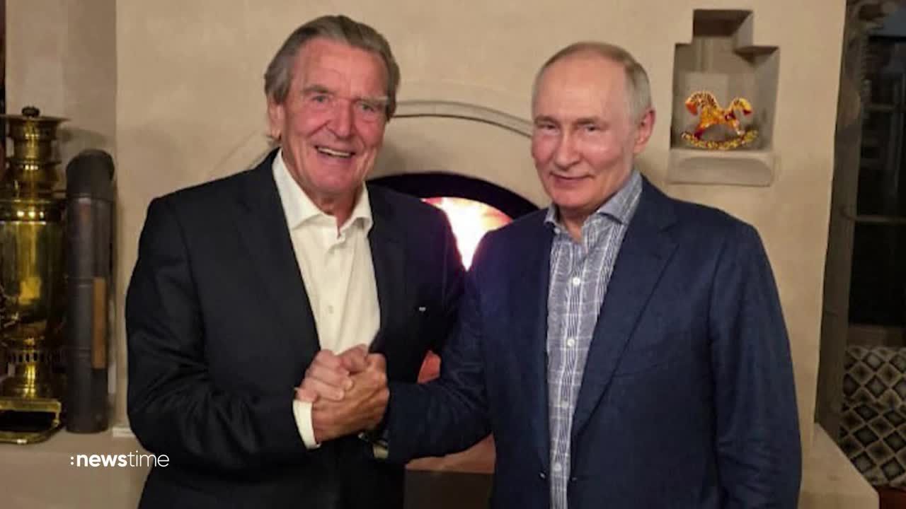 "Schande": Schröder sorgt für Putin-Eklat