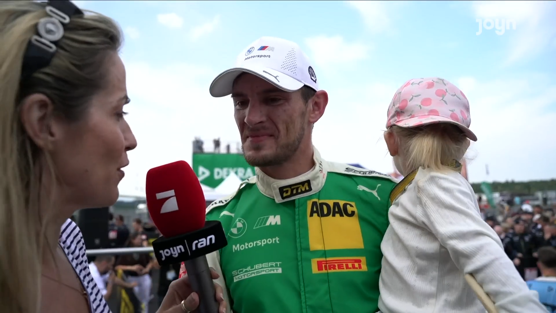 DTM: Trotz schlafloser Nacht - Wittmann feiert Sieg mit Tochter