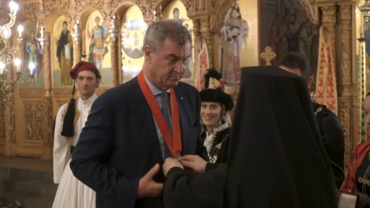 Auszeichnung für Söder: Goldenes Kreuz für Verdienste um Verständigung