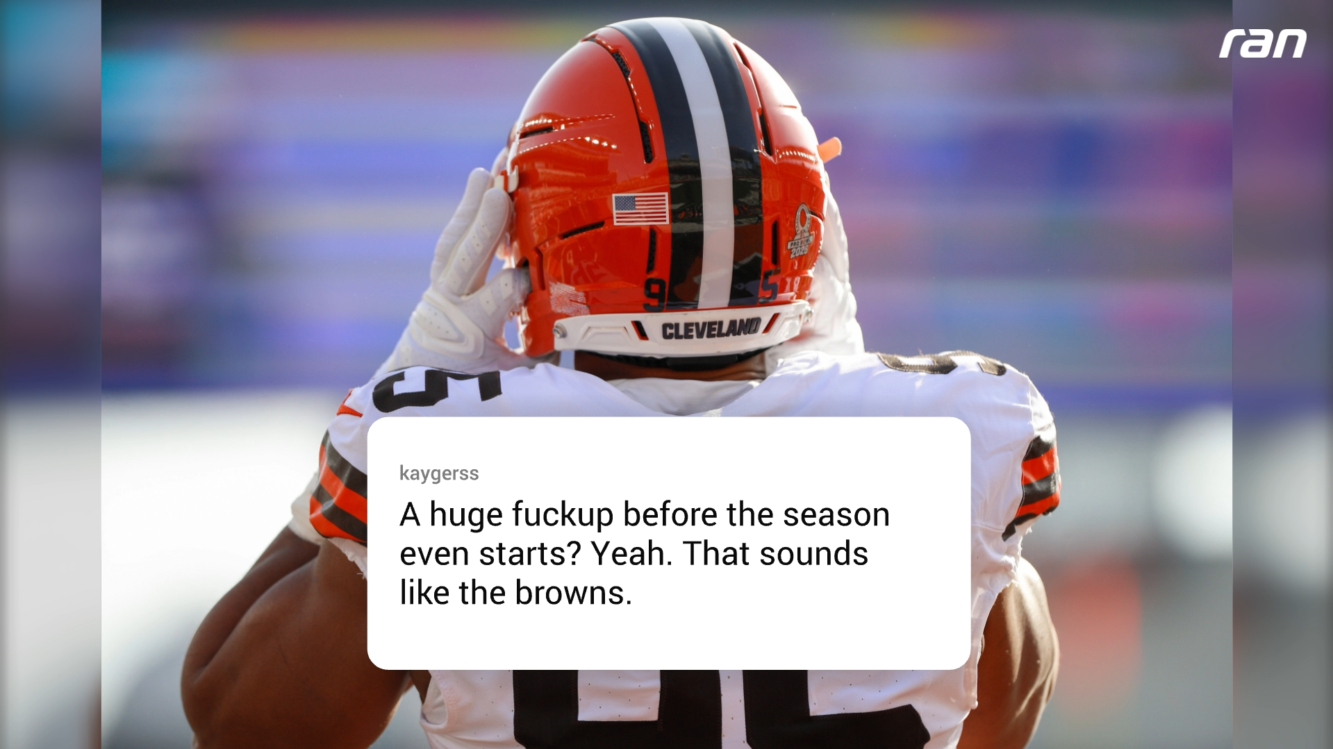 Myles Garrett: "Seele verkauft!" Fans wütend auf Browns