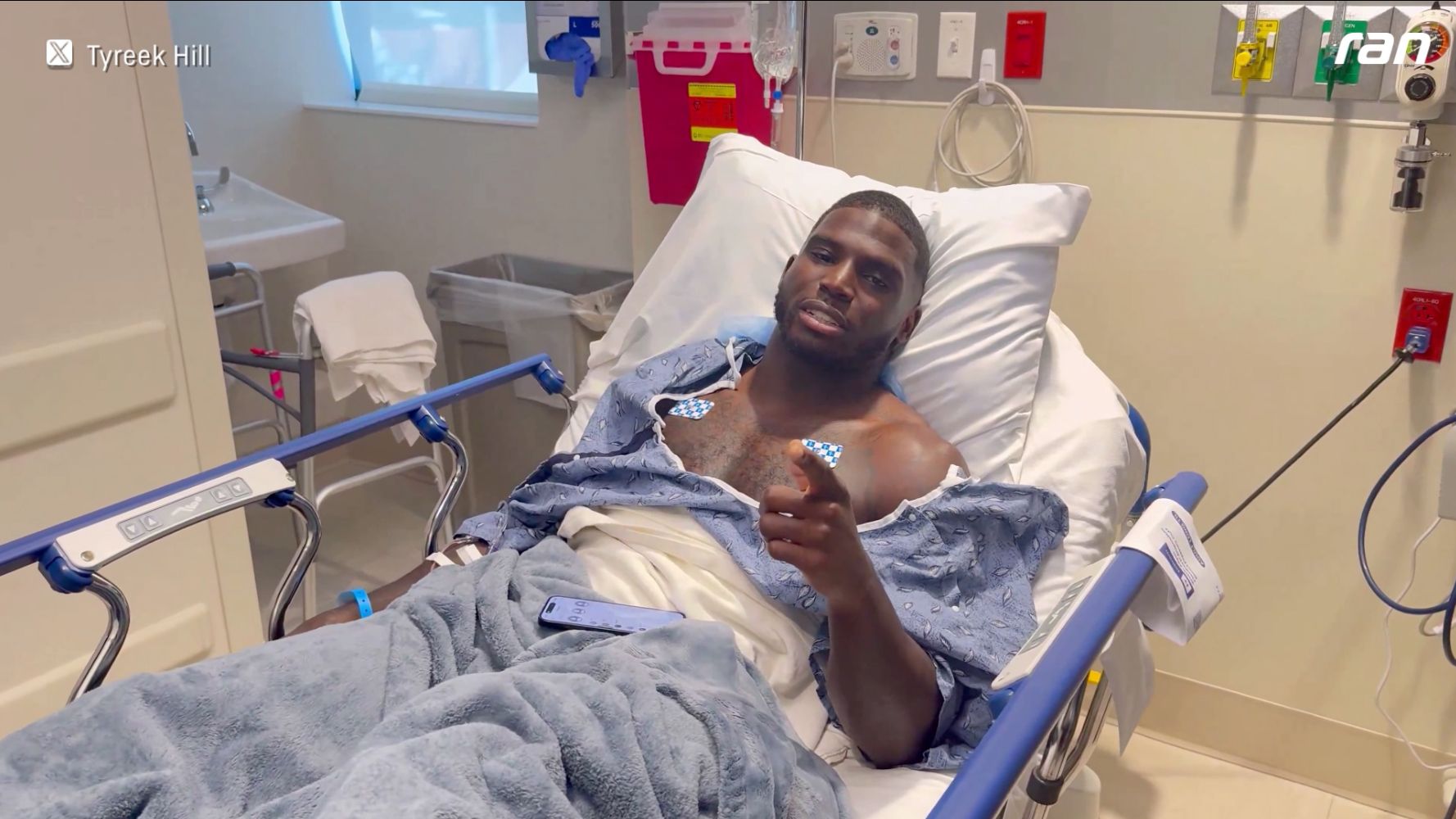 NFL: Tyreek Hill mit emotionaler Botschaft an seine Fans
