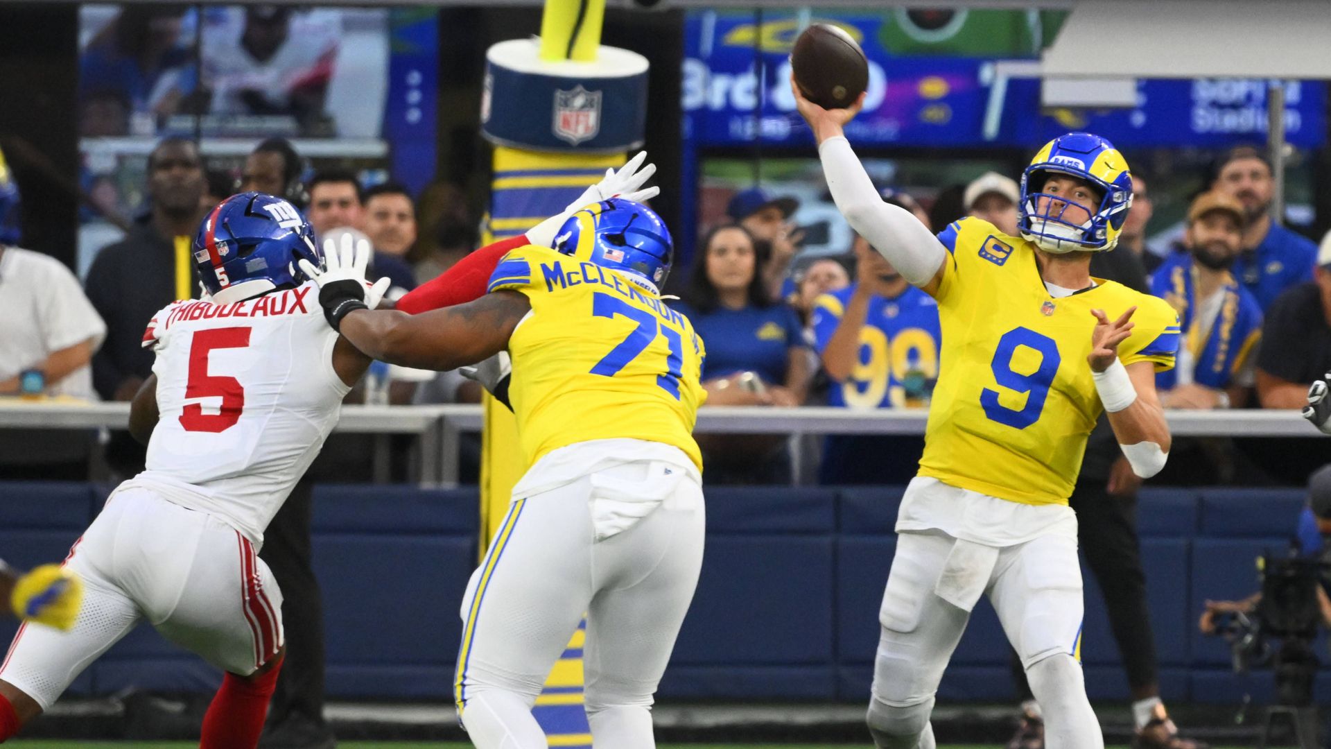 NFL: Matthew Stafford glänzt mit vier Touchdown-Pässen
