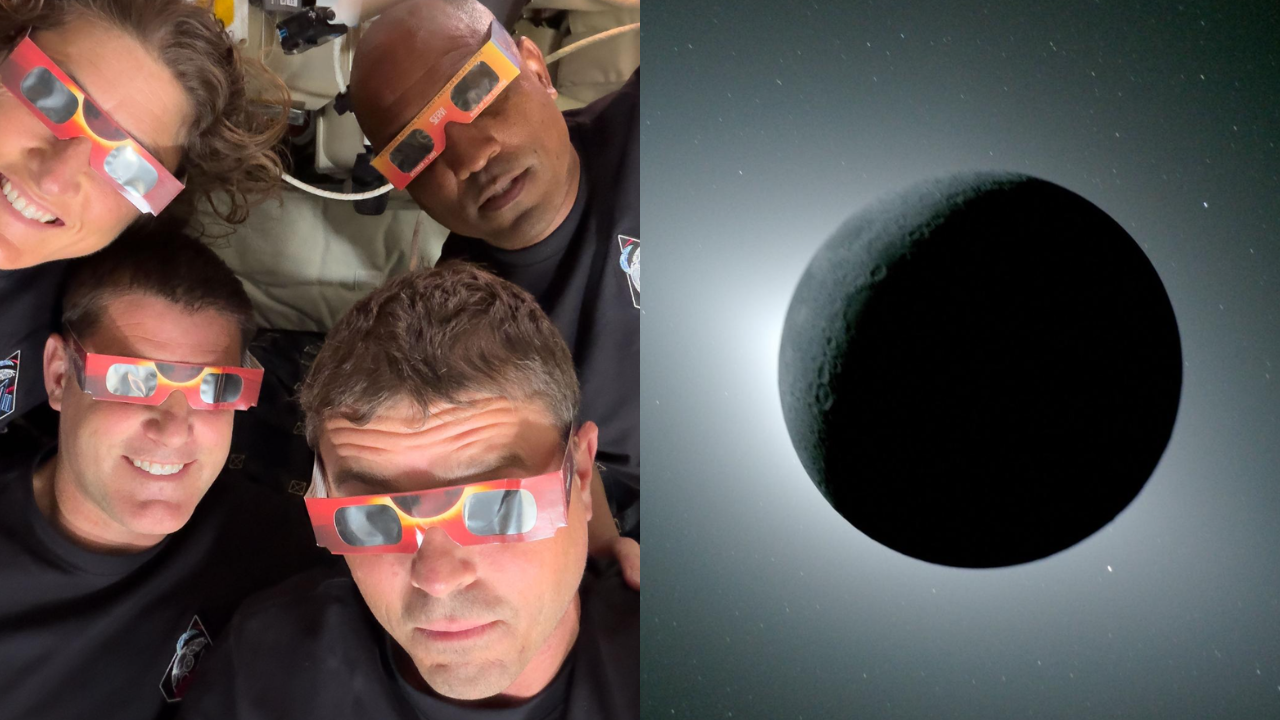 Sonnenfinsternis im All: NASA zeigt beeindruckende Bilder