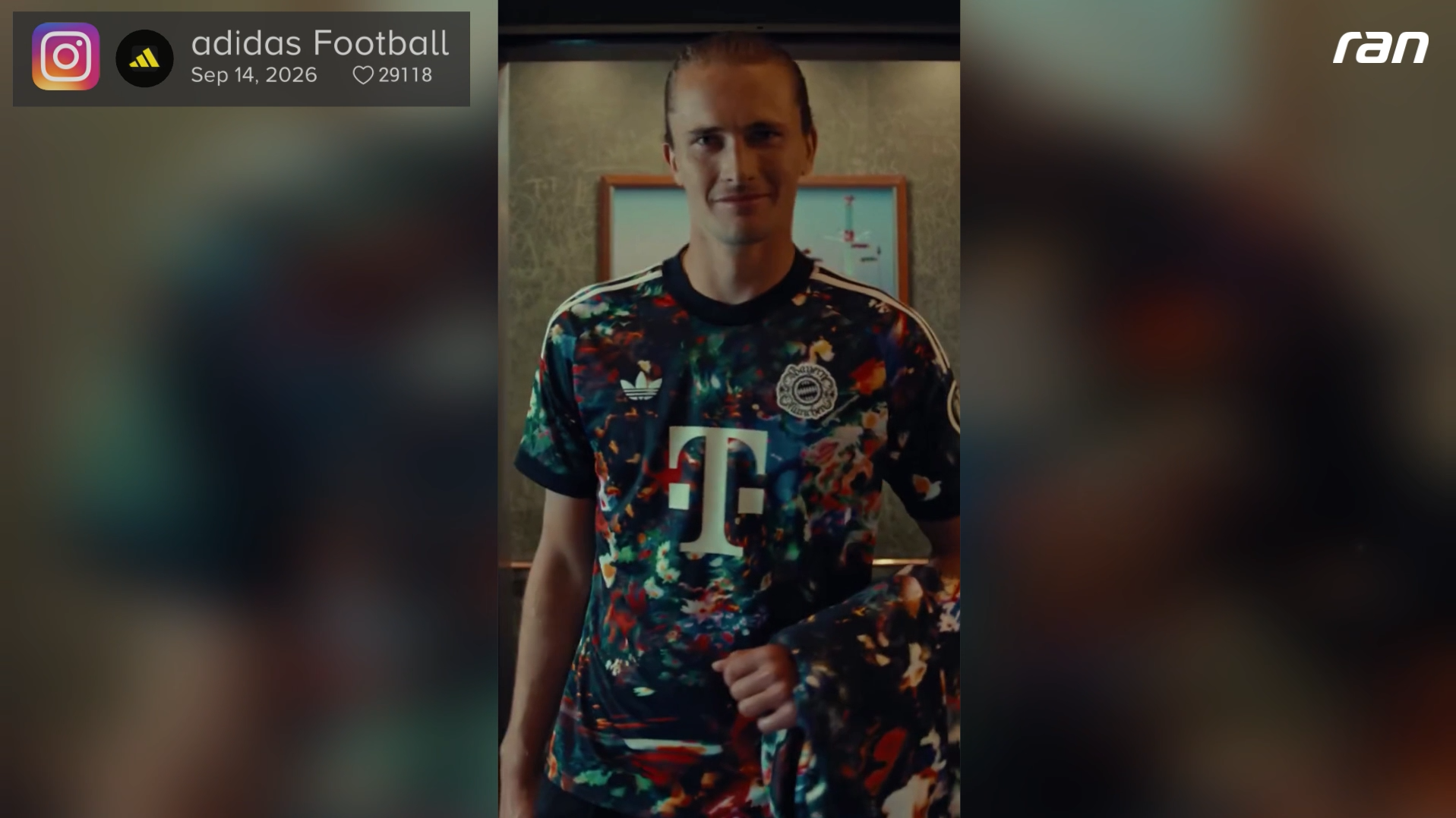 FC Bayern: Champion Zverev stellt Wiesn-Trikot vor