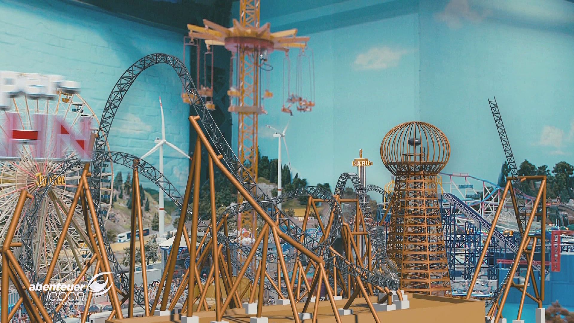 Die Voltron-Achterbahn im Miniatur Wunderland