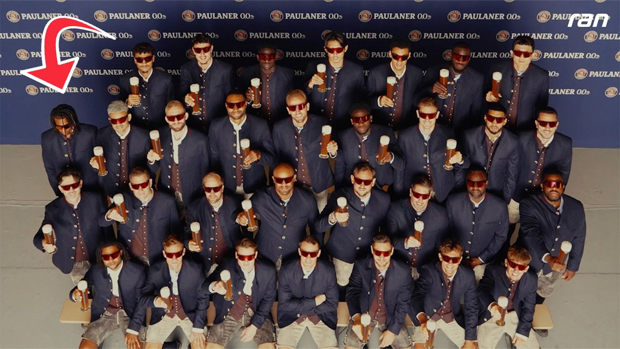 FC Bayern: Bier und Sonnenbrille - Paulaner-Shooting