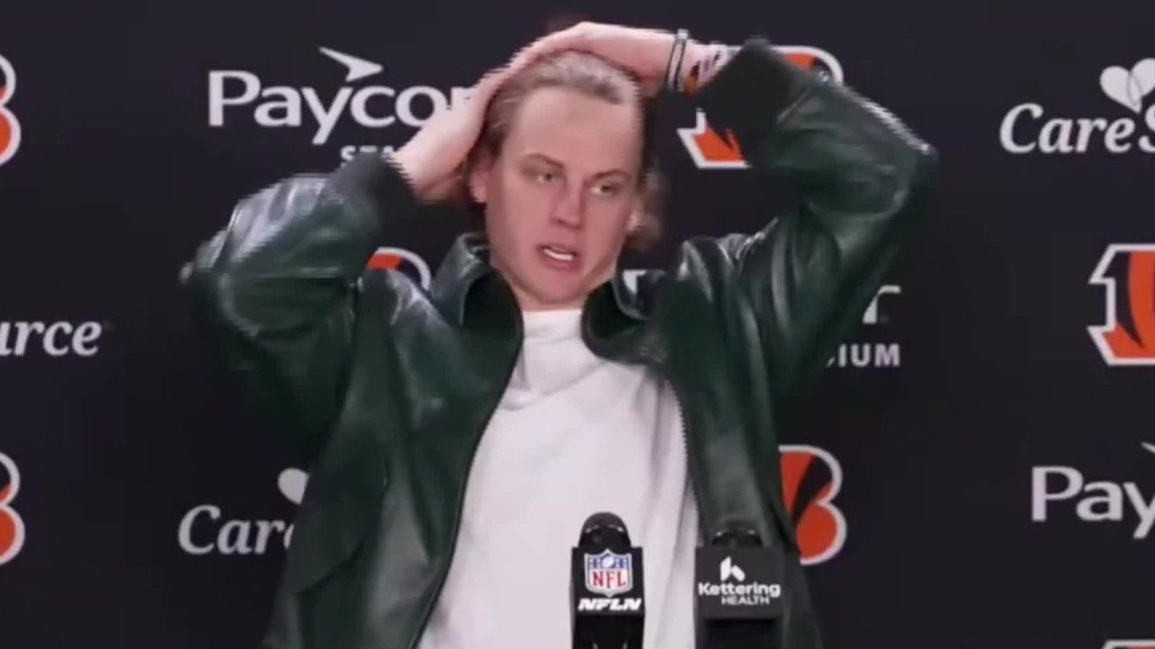 NFL: Joe Burrow verwundert mit verrücktem "Haar-Tick"