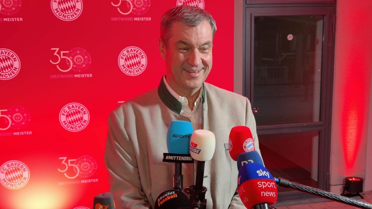 FC Bayern - Markus Söder völlig überrascht: "Sind Sie sicher?"