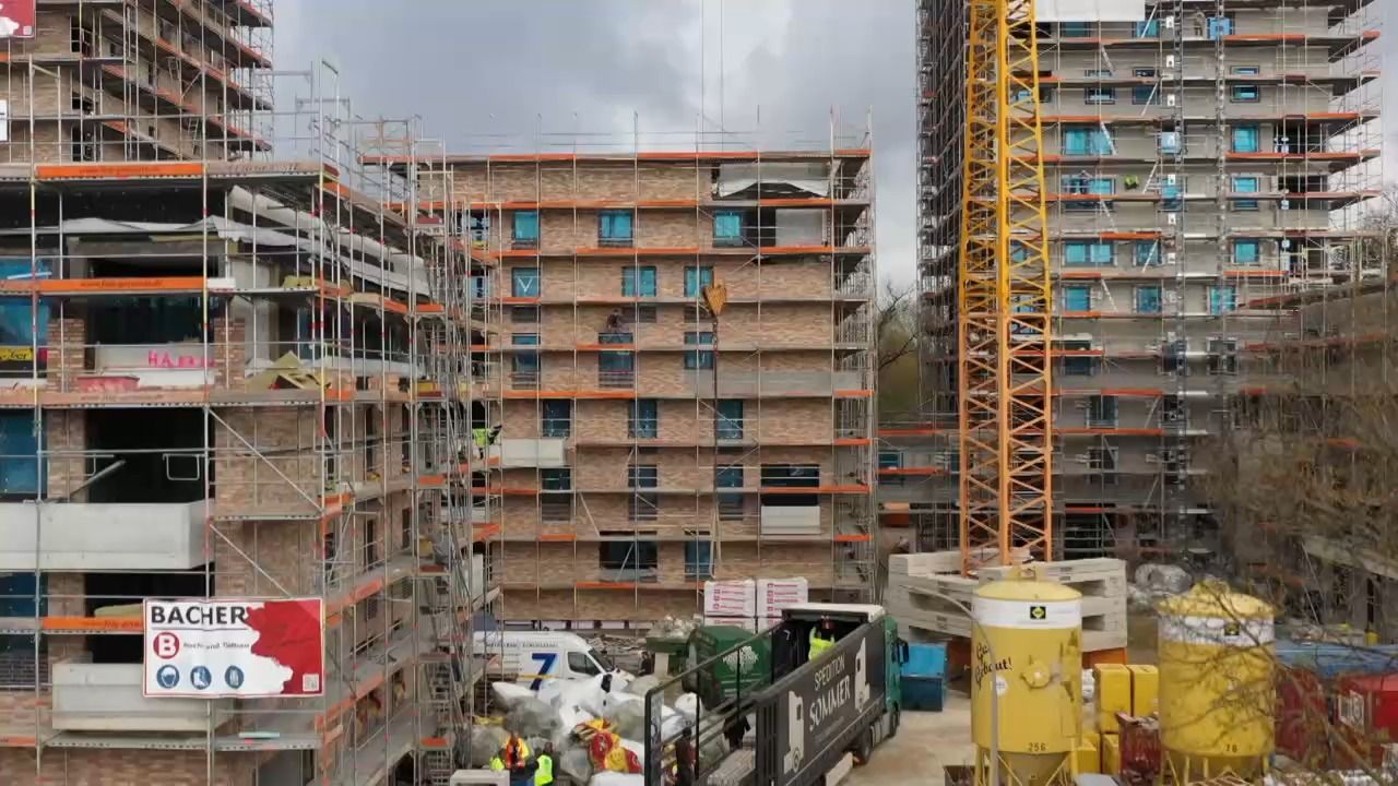Wohnungsbau in Bayern stockt: 180.000 Wohnungen noch nicht fertig
