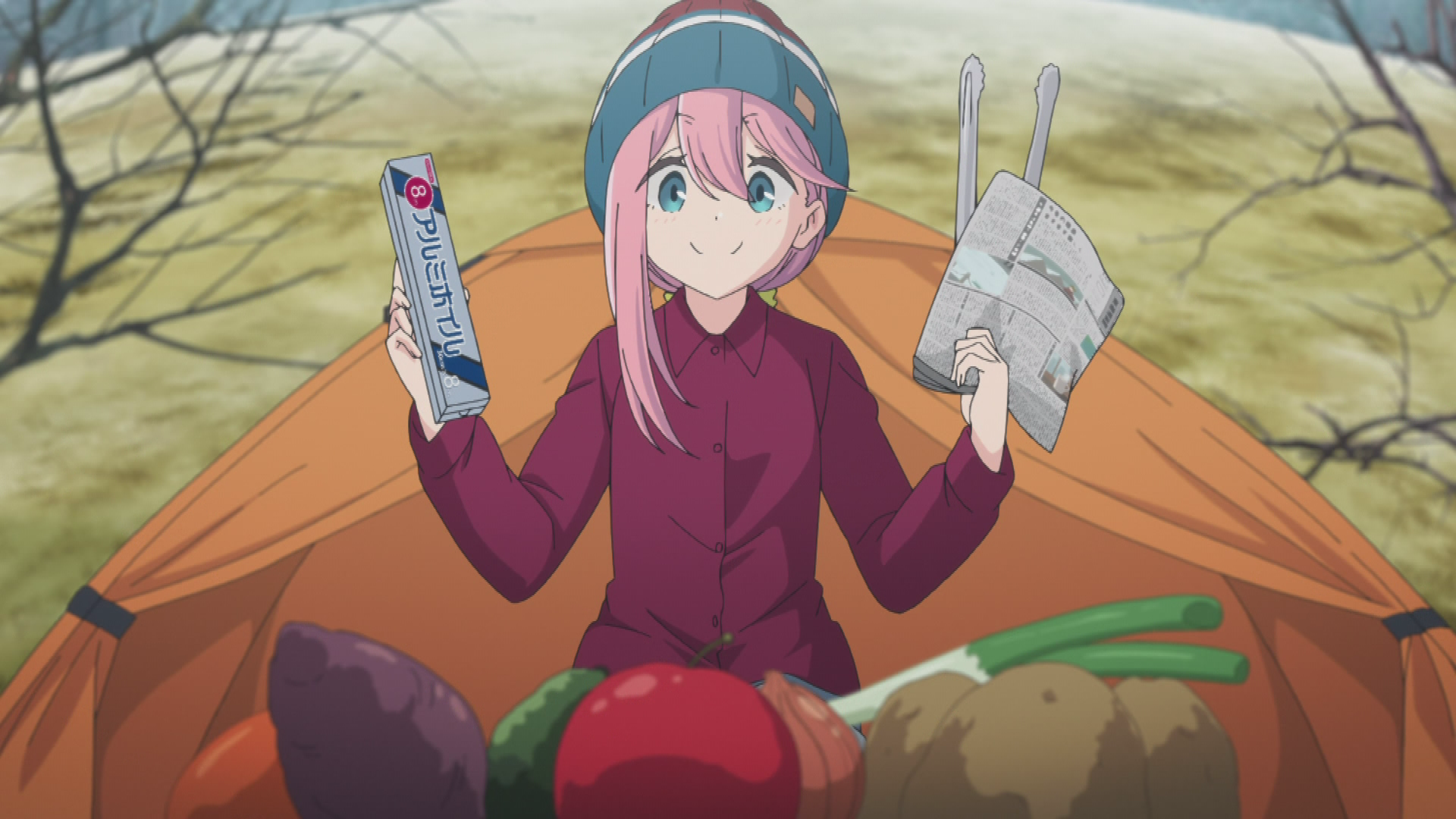 Camping allein