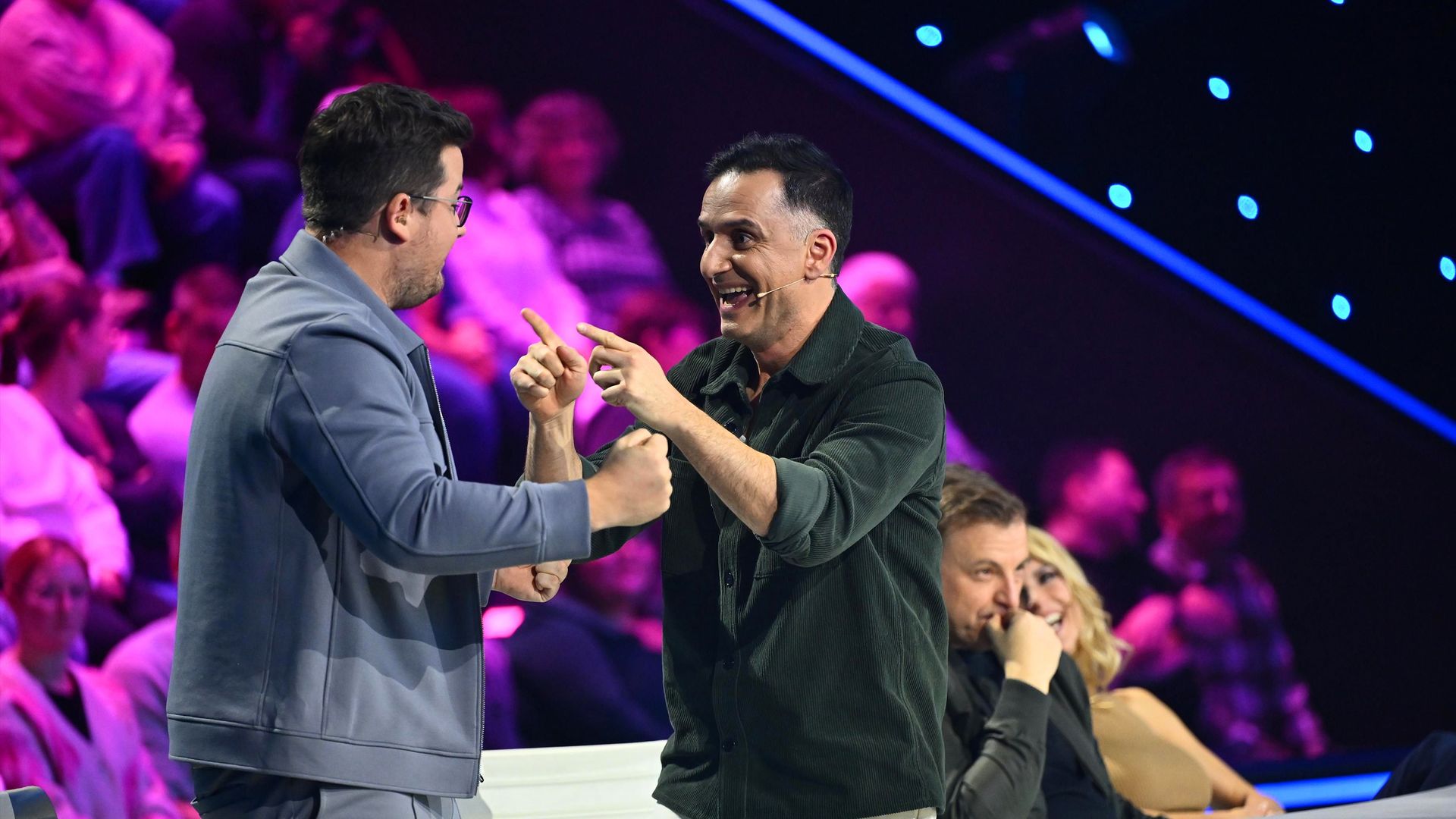 Özcan Cosar und Chris Tall im großen Finale
