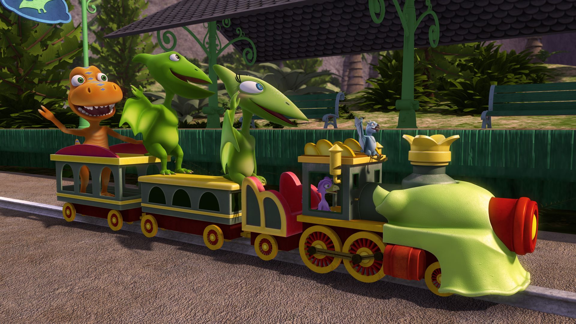 Der winzig kleine Dino-Zug / Jedes Horn zählt