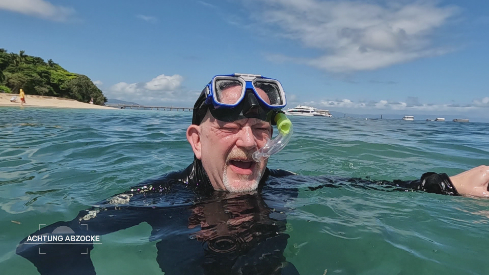Ab in den Neoprenanzug: Peter Giesel im Great Matsch Reef