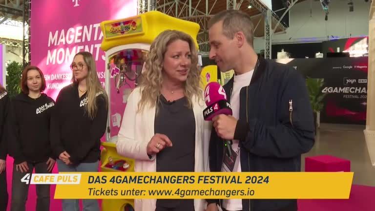 Chris Stephan beim 4GAMECHANGERS Festival