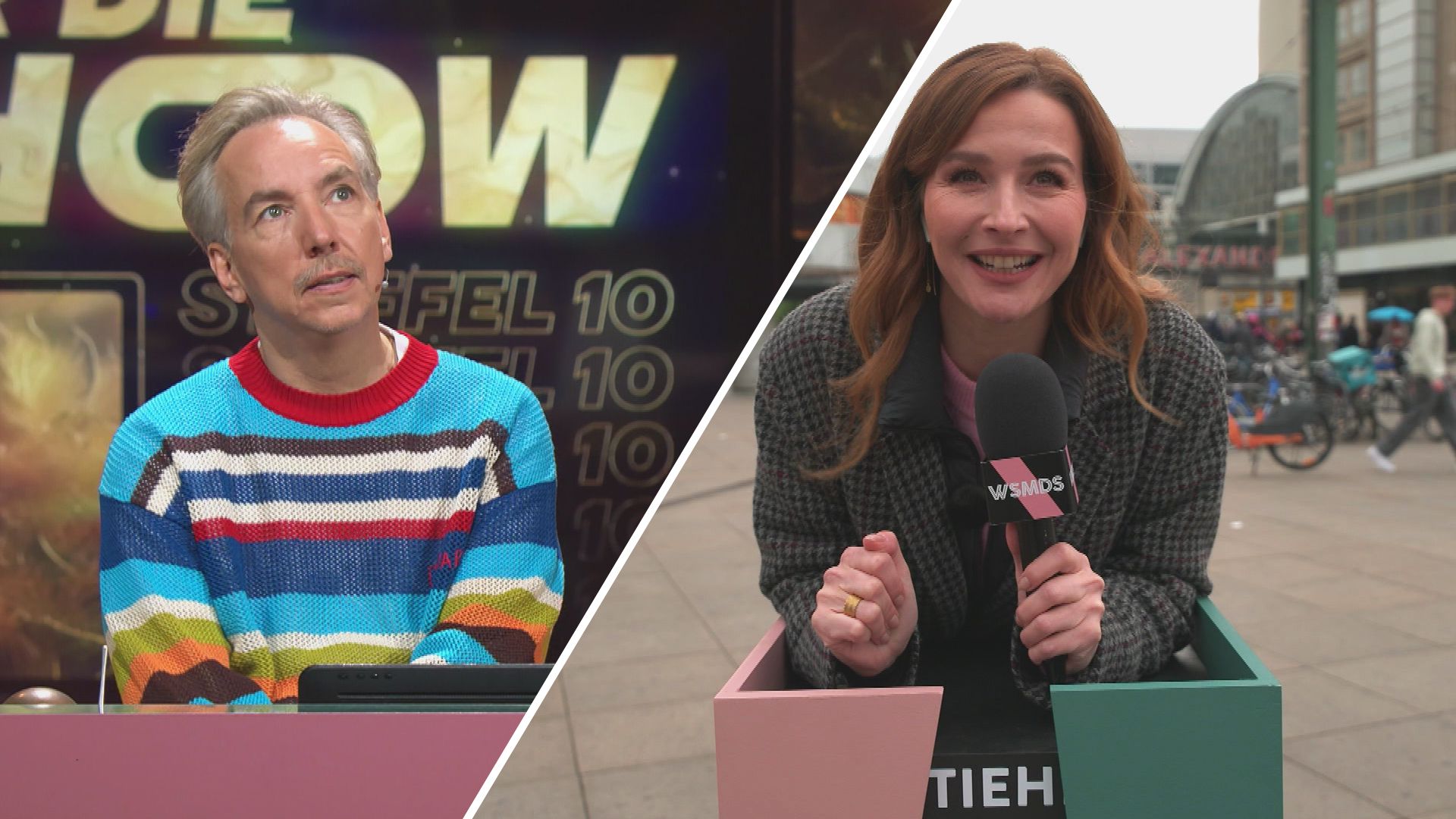 100€ für richtige Antworten | Katrin Bauerfeind live am Alexanderplatz