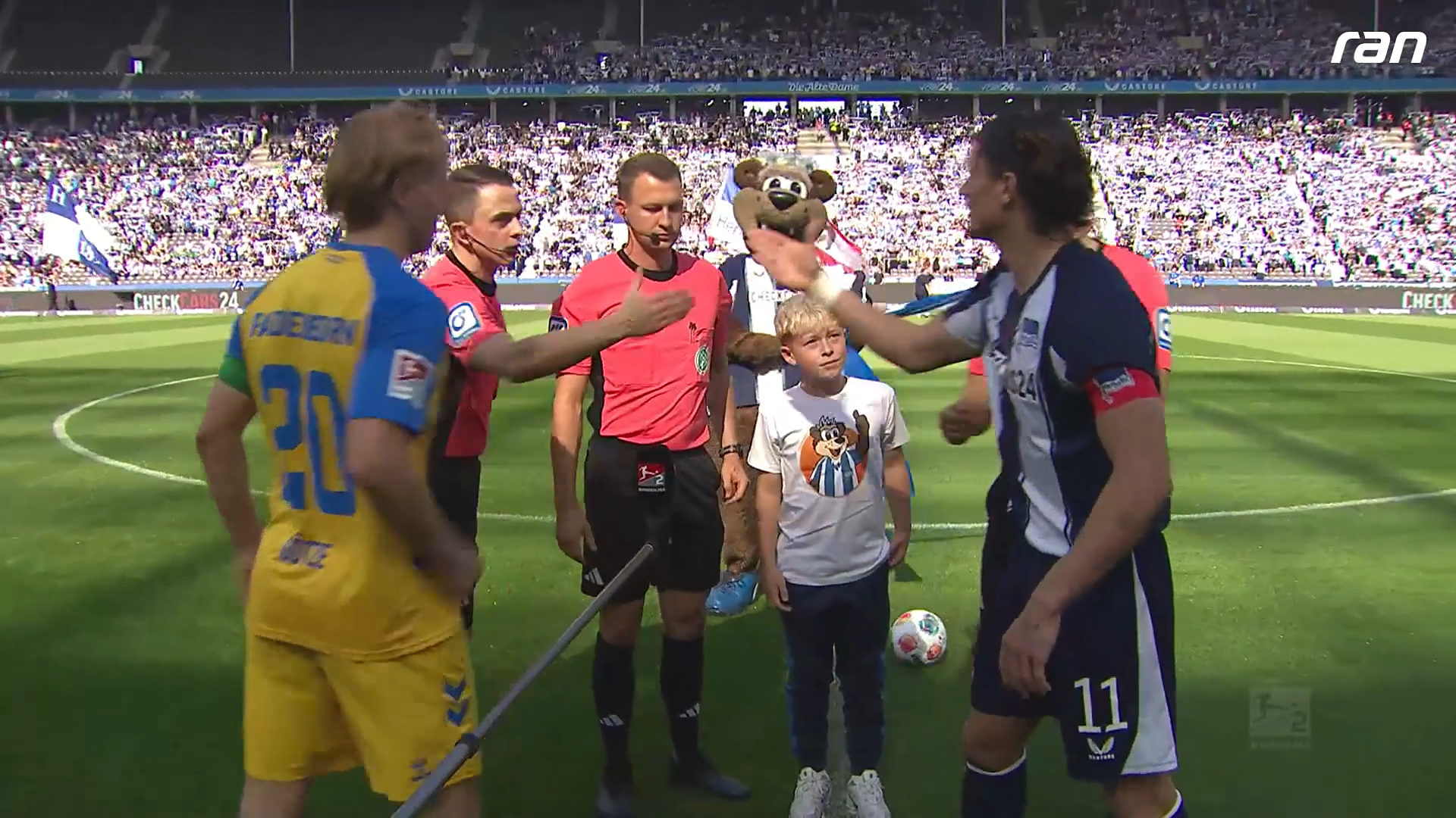 Hertha BSC: Fabian Reese vergisst Einlaufkind - kommt es zum Happy End?