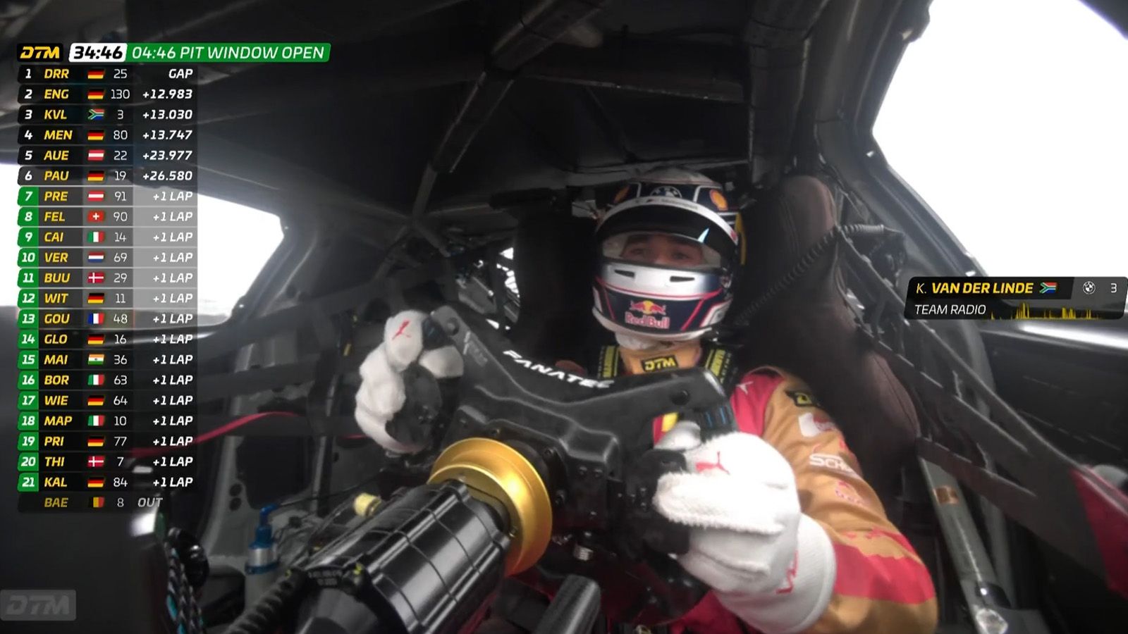 DTM: Wie Kimi Räikkönen - Kelvin van der Linde mit Wut-Funkspruch