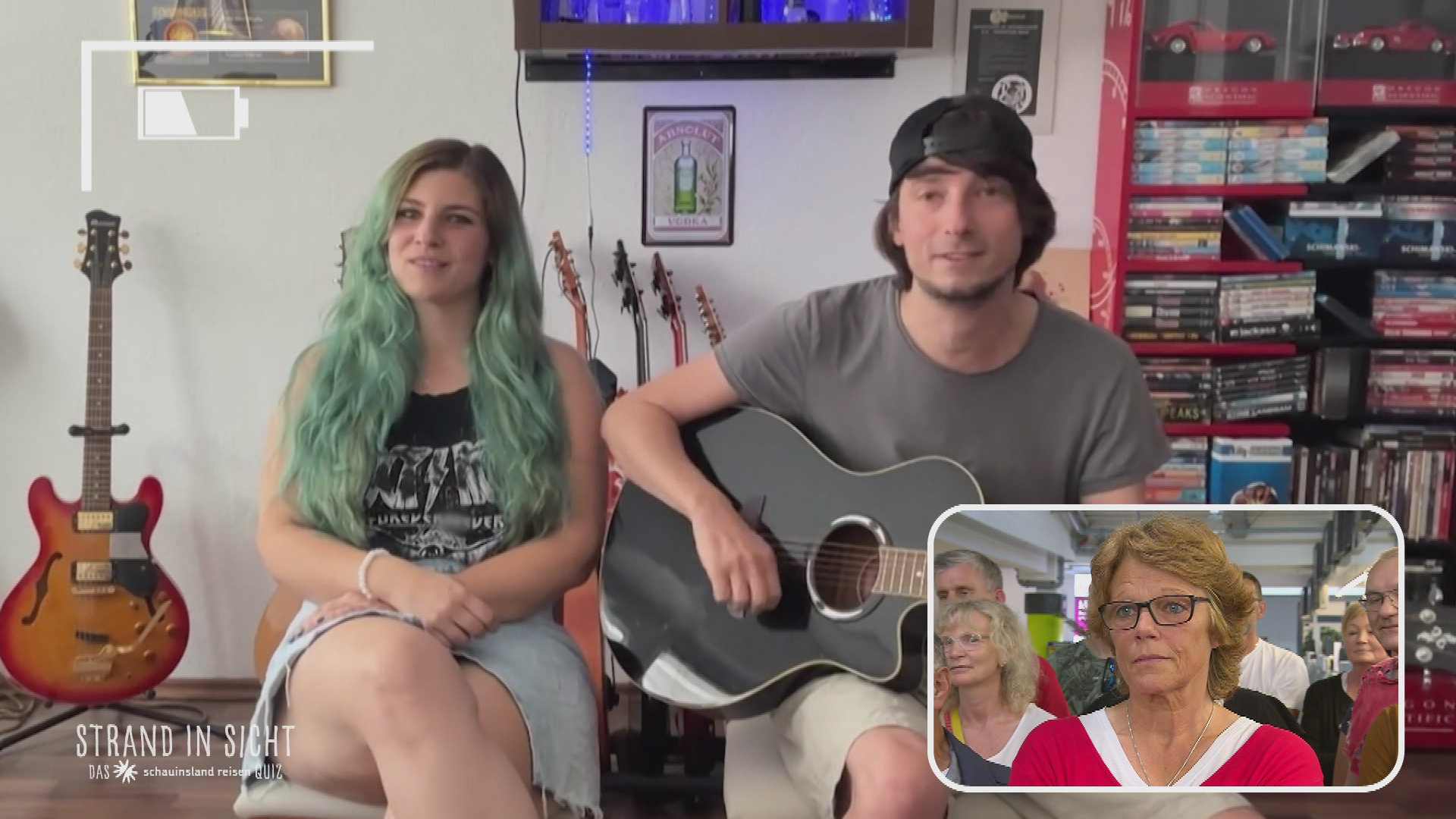 Musikalische Einstimmung aufs Reisequiz: Team "Musik & Herz" zockt für Frau Mama