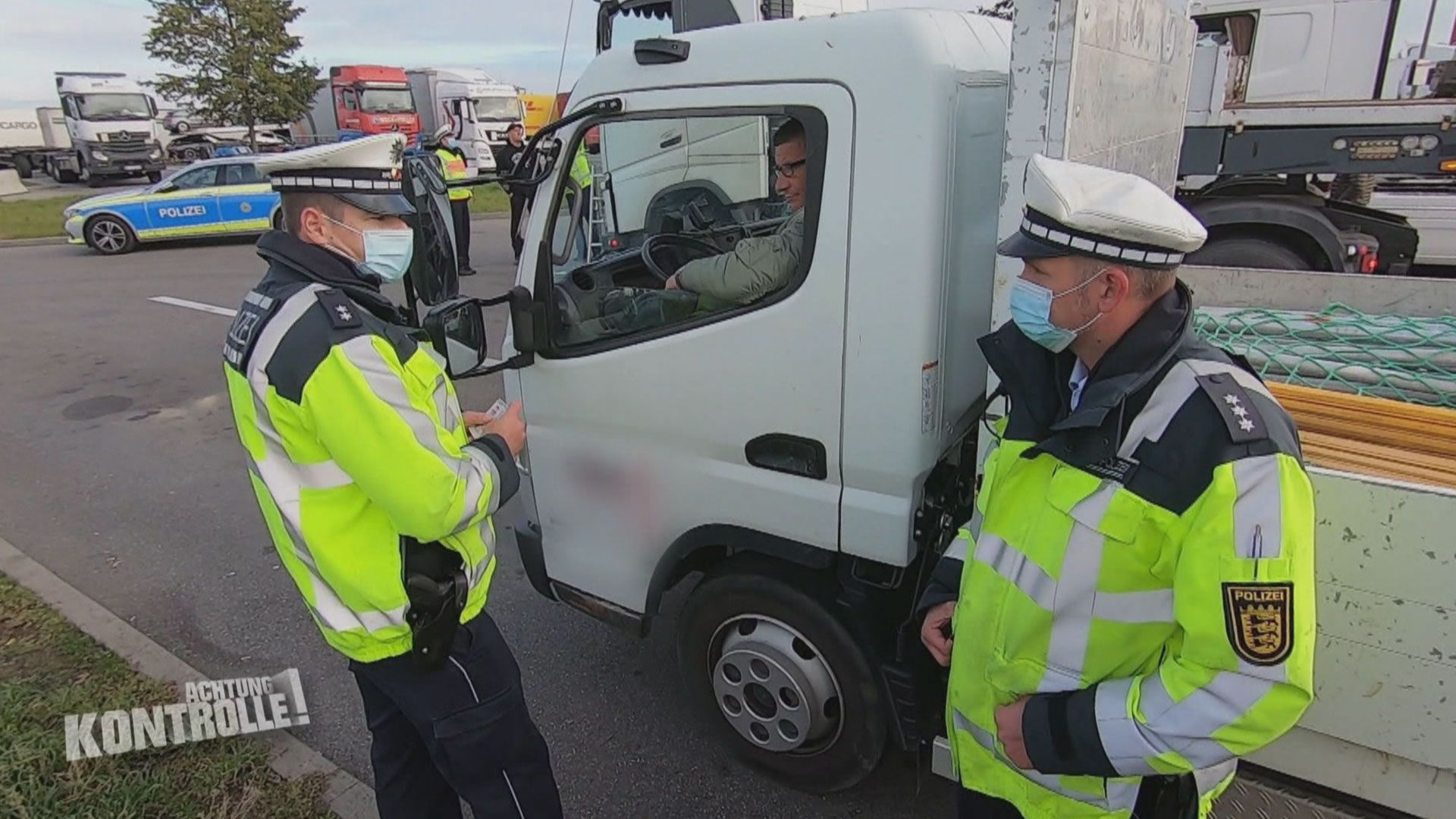 Miserable Ladungssicherung – LKW Kontrolle Ludwigsburg