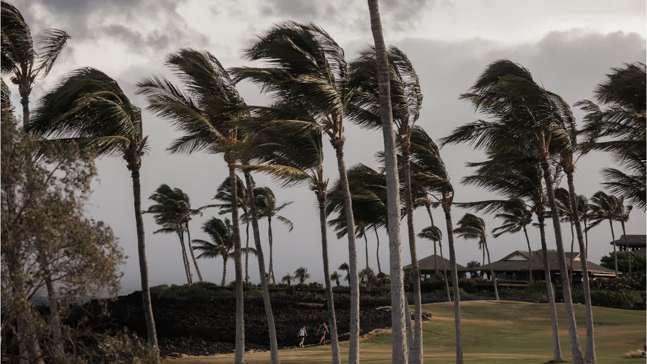 Hurrikan "Lala" trifft auf Hawaii