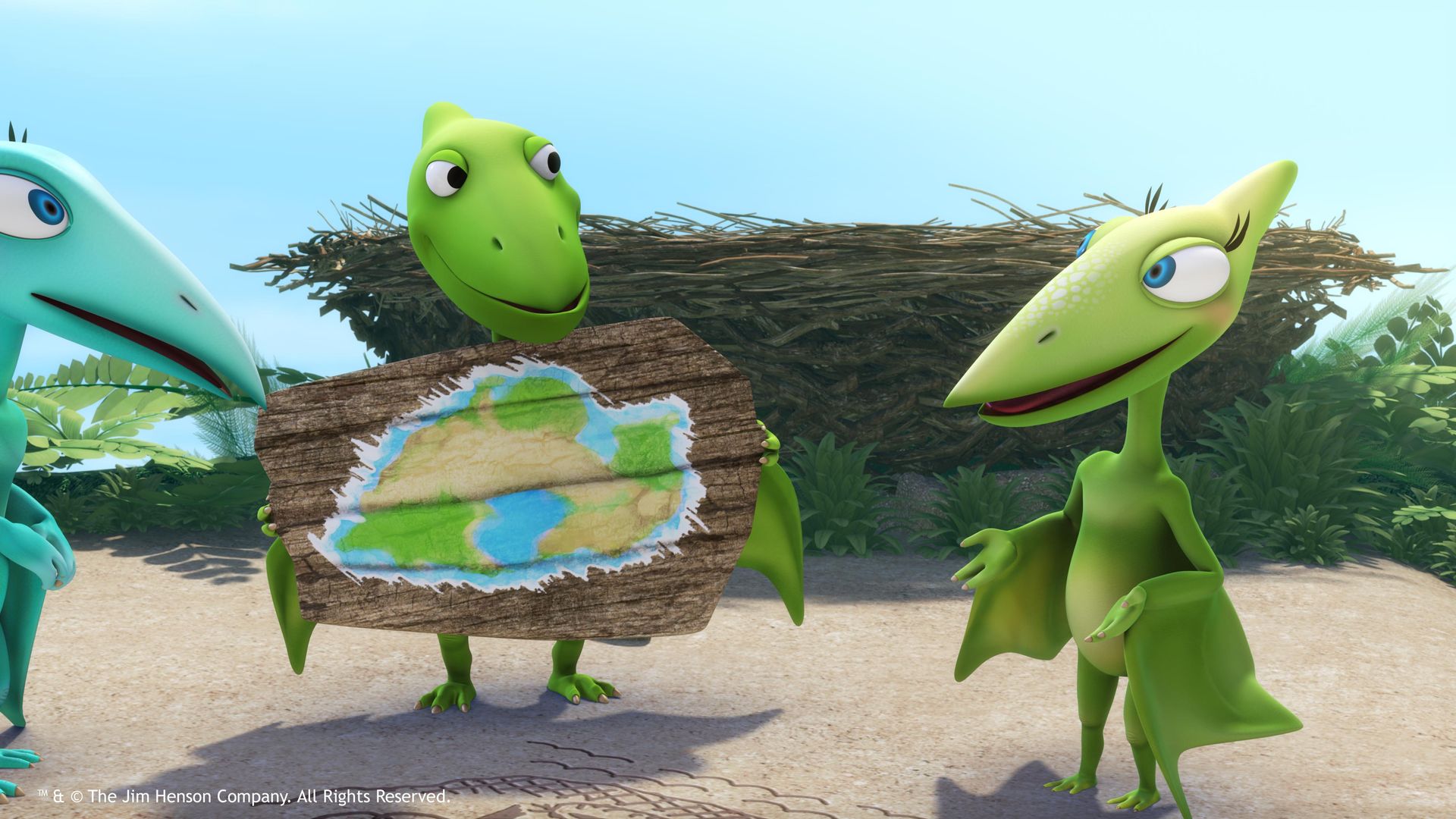 Im Dino-Zug-Zeppelin nach Pangaea / Im Dino-Zug-Zeppelin zum Krater