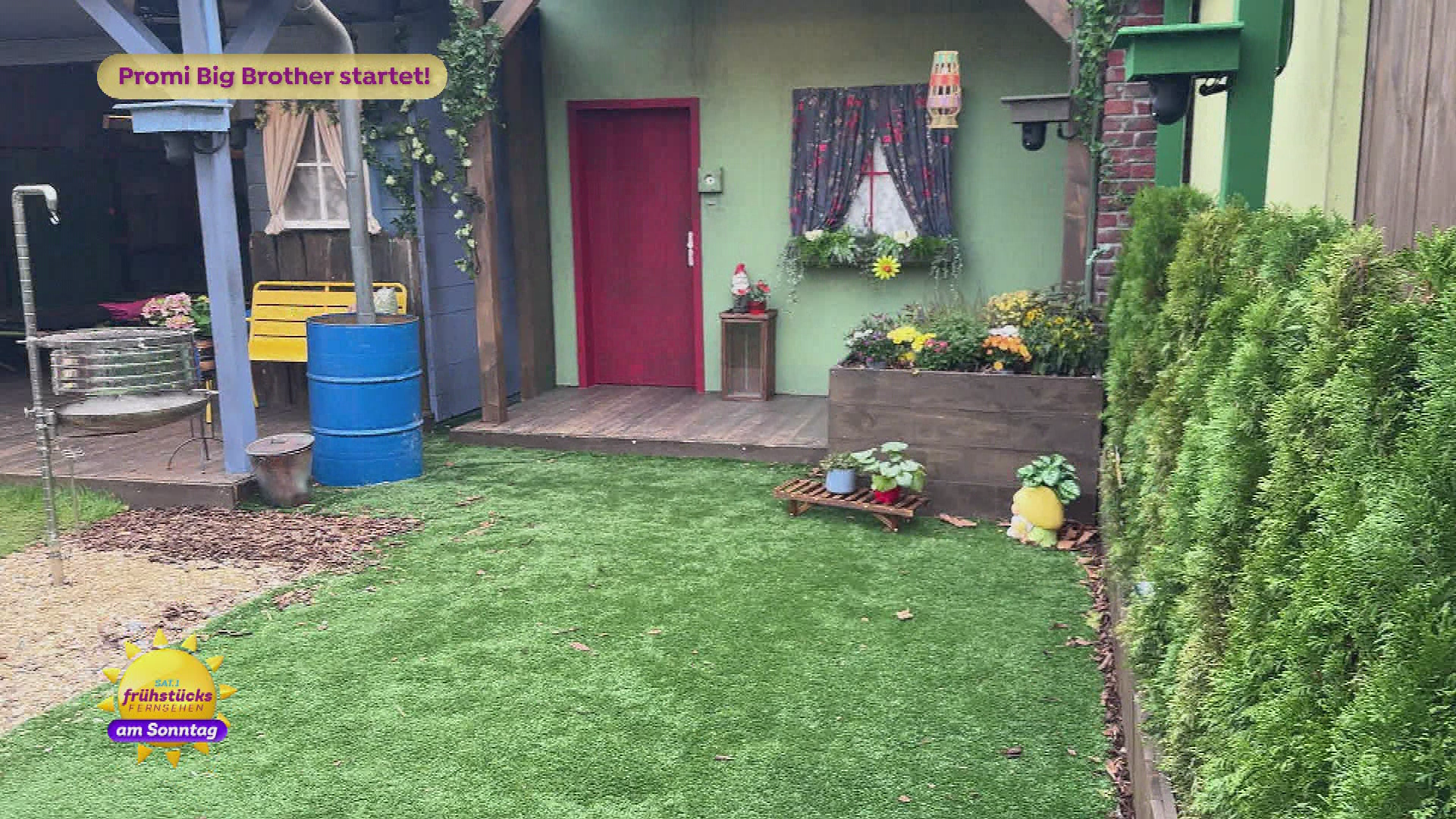 "Promi Big Brother": Rundgang durch den Garten
