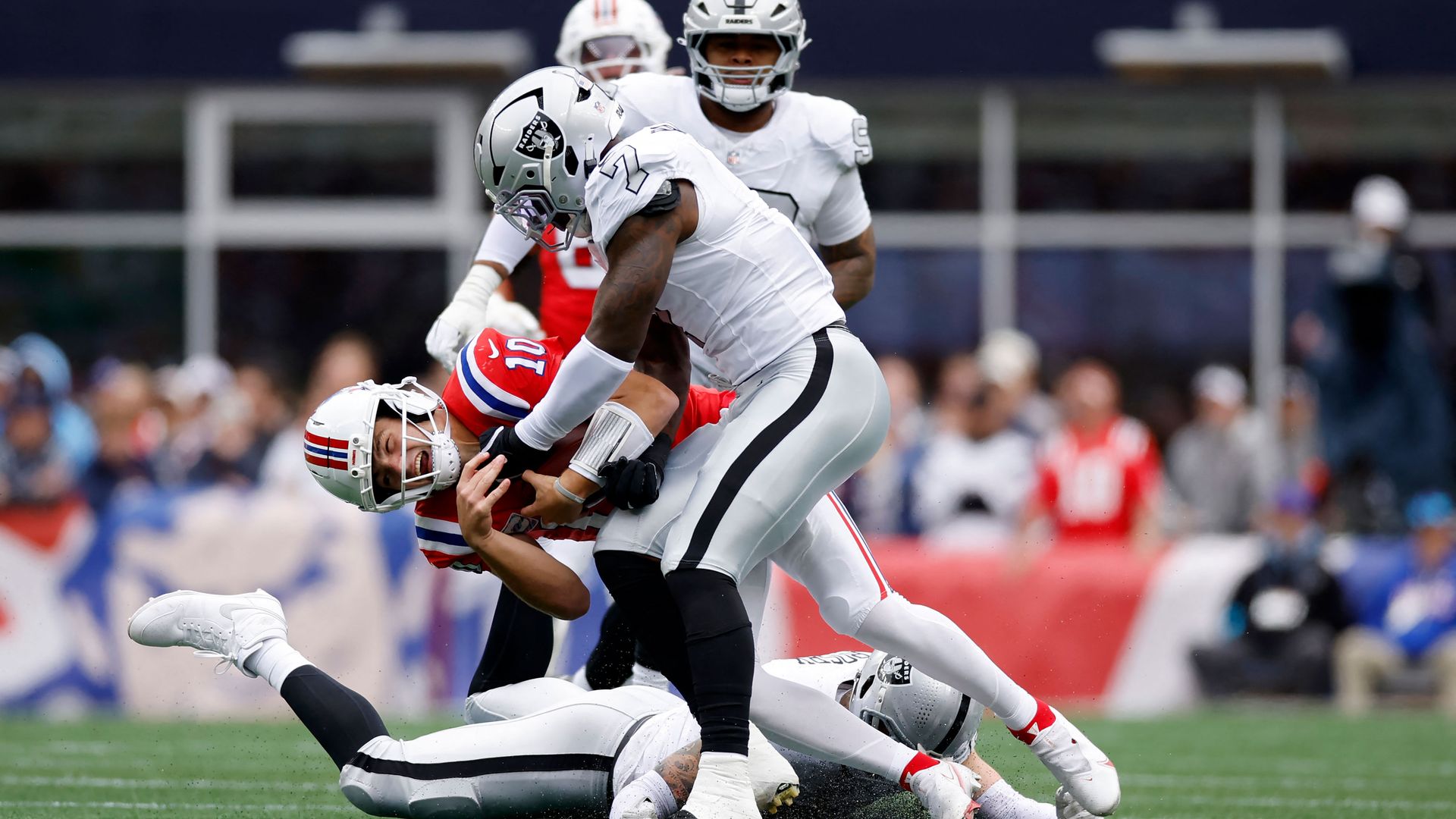 NFL-Highlights: Raiders at Patriots