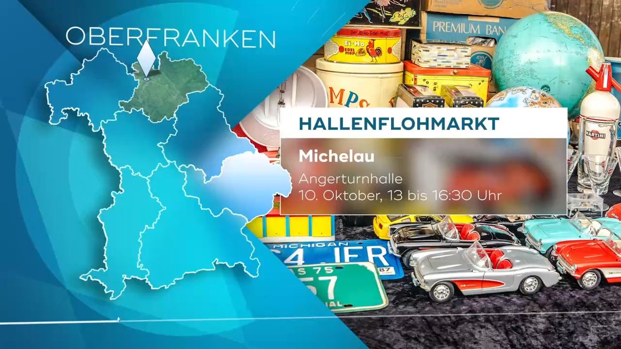 Mein Bayern erleben - Freizeittipps: Hallenflohmarkt bis Jahrmarkt