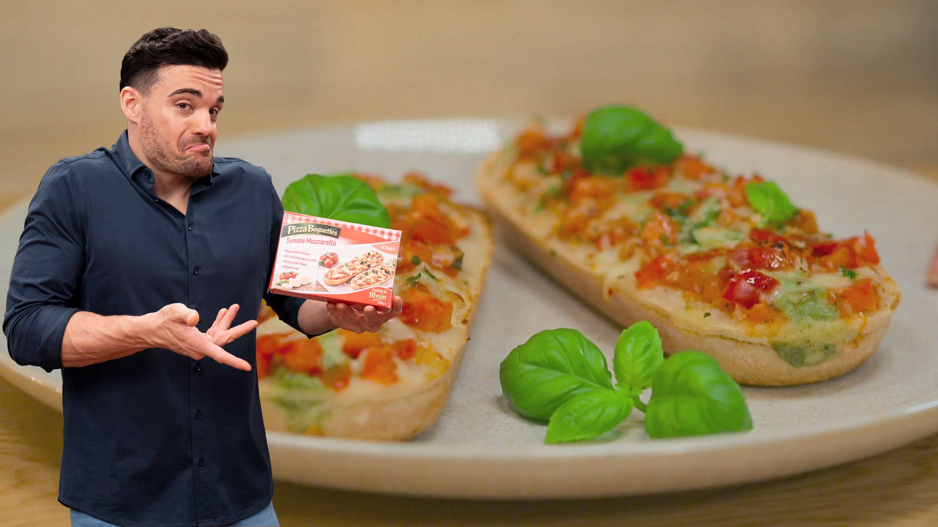 Klassiker aus der Tiefkühltruhe: Pizza Baguette