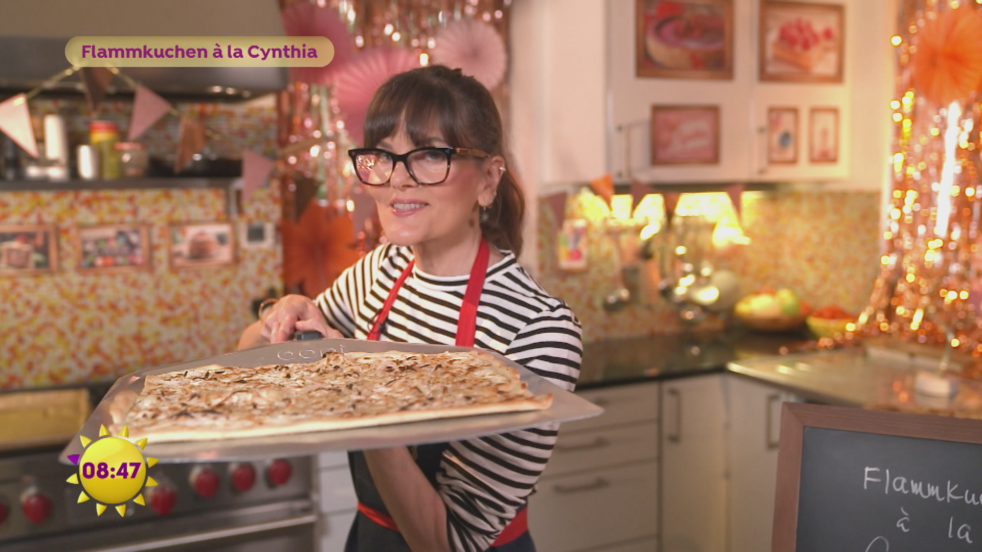 Vegetarischer Flammkuchen à la Cynthia Barcomi