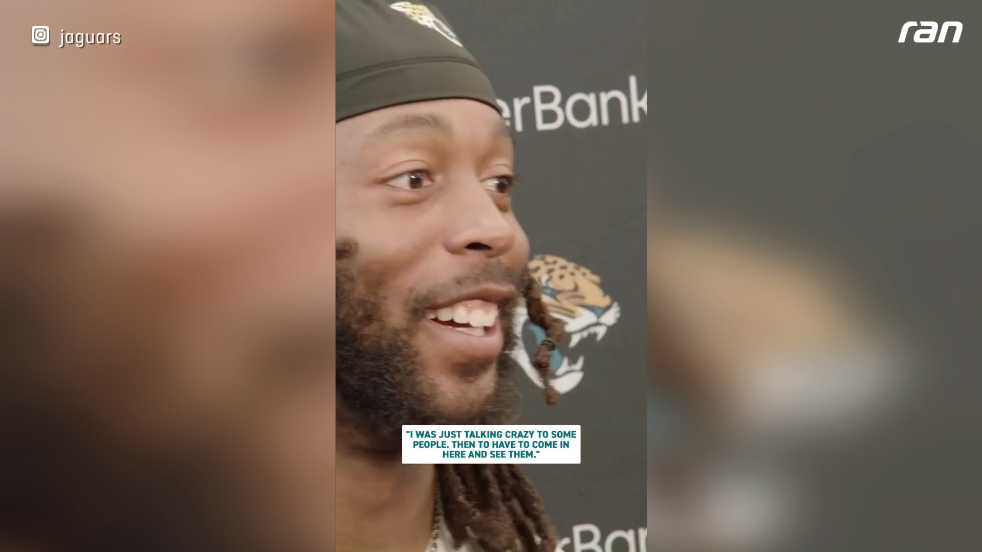 NFL: Trashtalk gegen neues Team? Jaguars-Star muss lachen