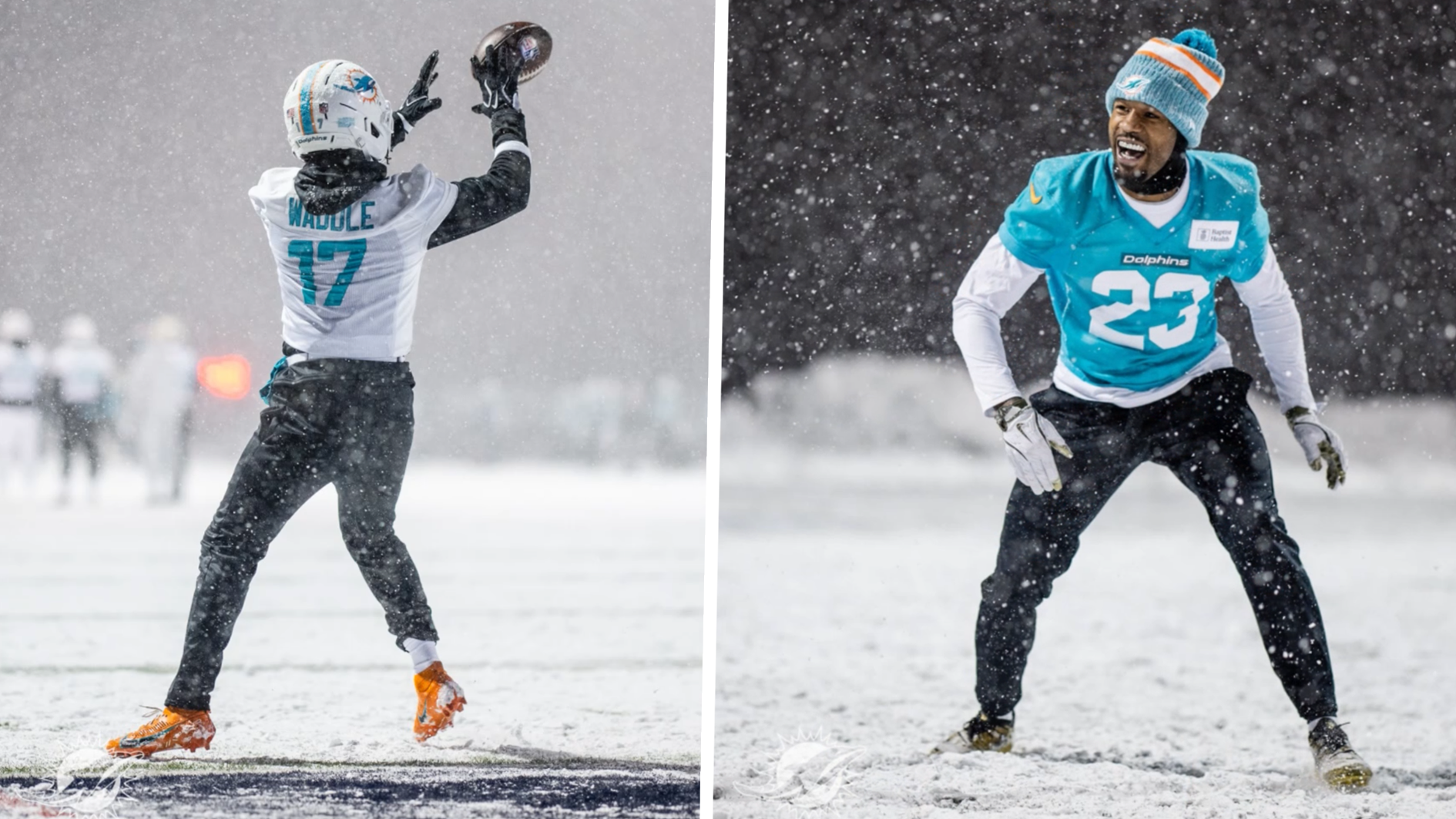 NFL: Schnee-Spaß in Pittsburgh - Dolphins testen Ernstfall