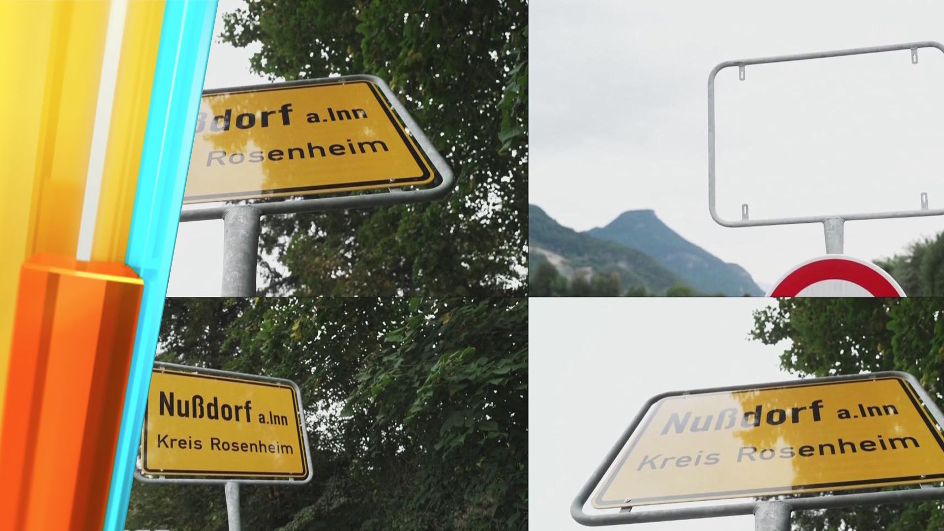Warum ist das Ortsschild von "Nußdorf" bei Dieben so beliebt?