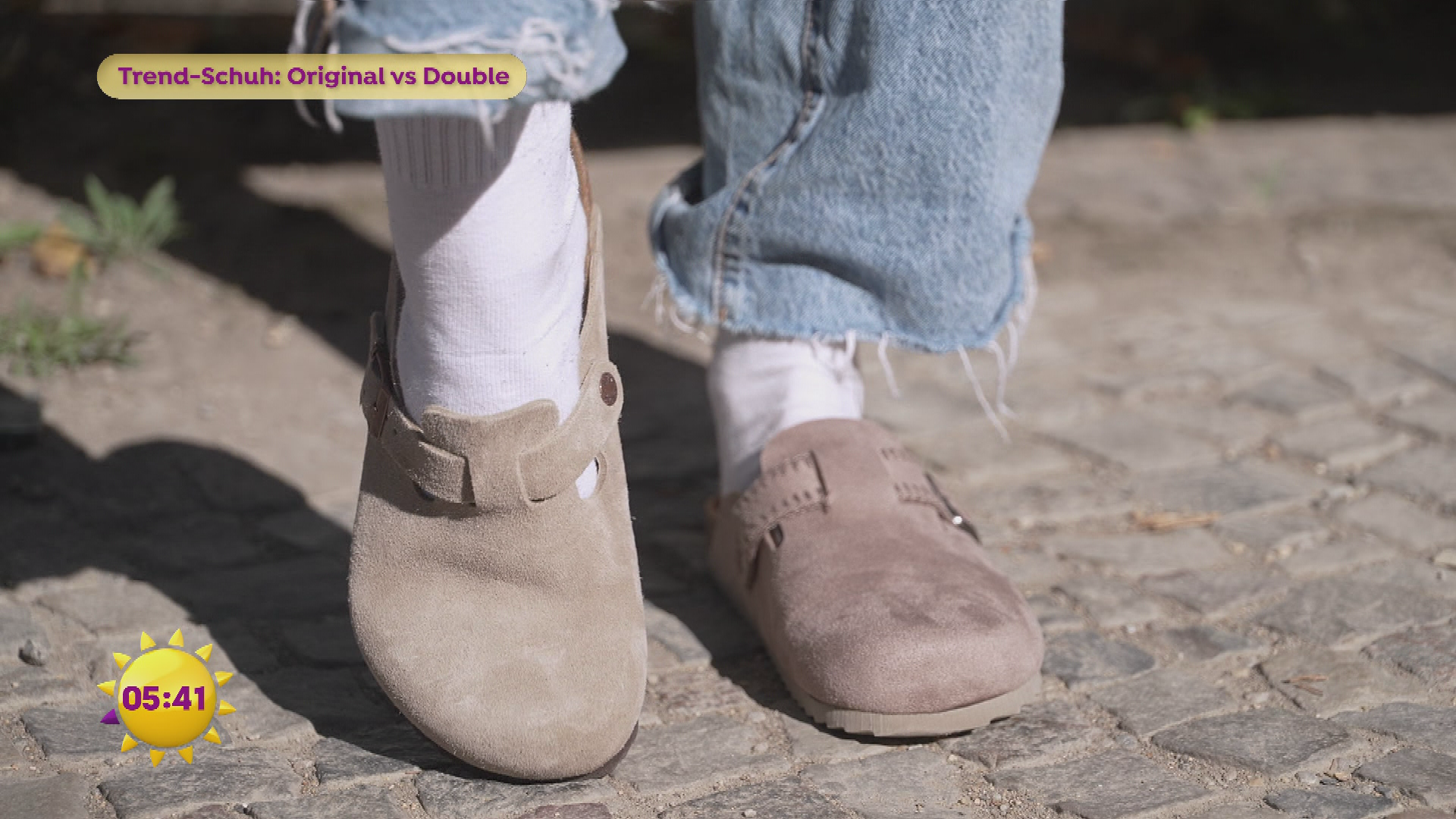 Trendschuh: Original vs. Double
