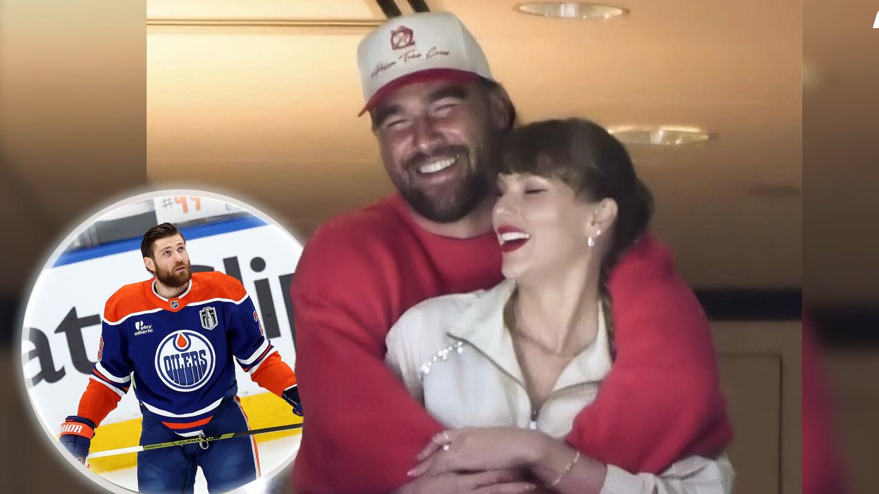 NFL: Taylor Swift und Travis Kelce erleben Draisaitl-Siegtreffer