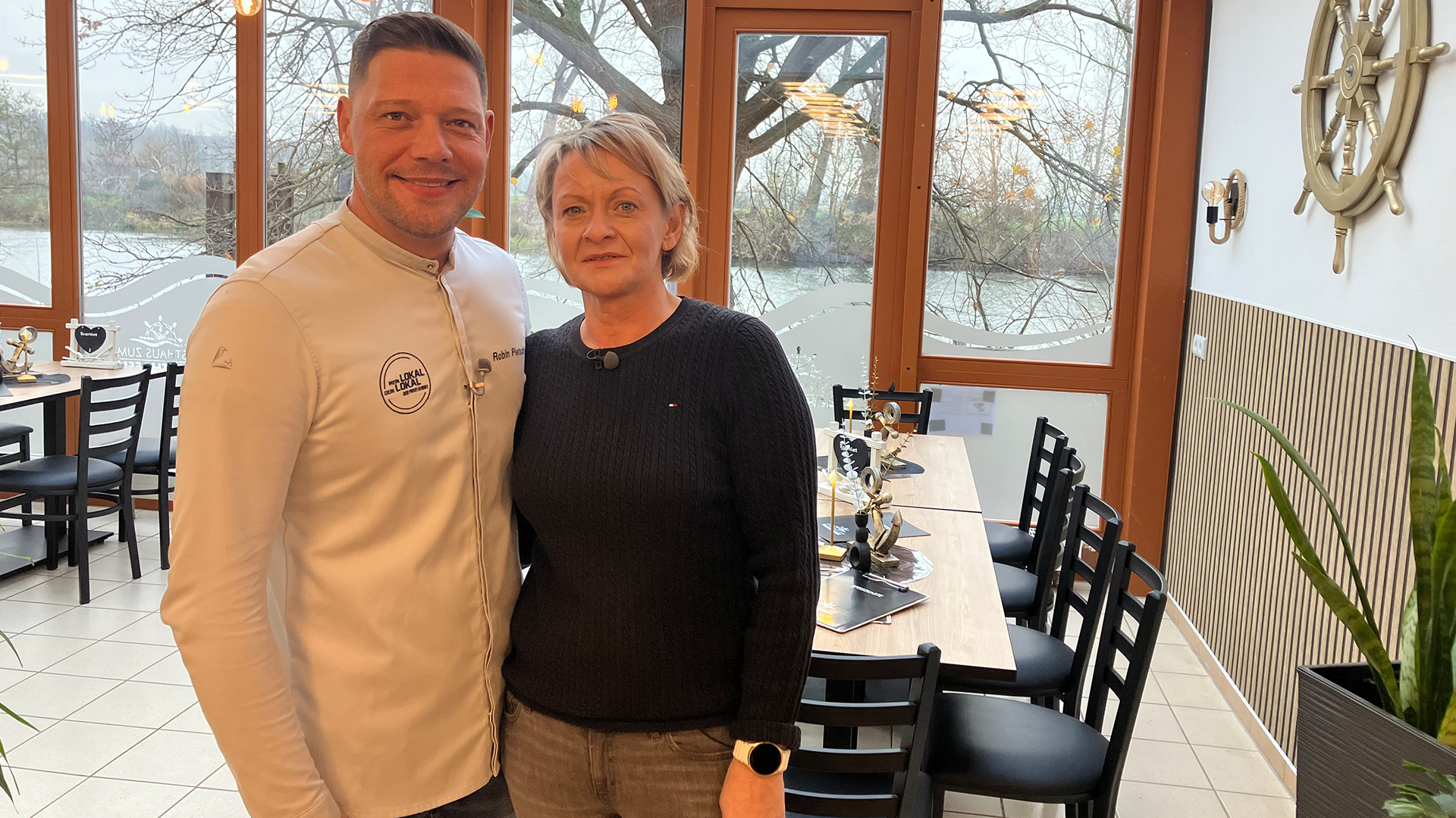 Profikoch Robin Pietsch und Mitstreiter zu Besuch im "Gasthaus zum Yachthafen"