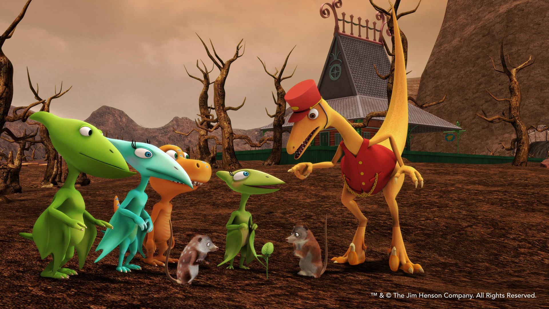 Der verirrte Jeholornis / Wenn der Wald brennt