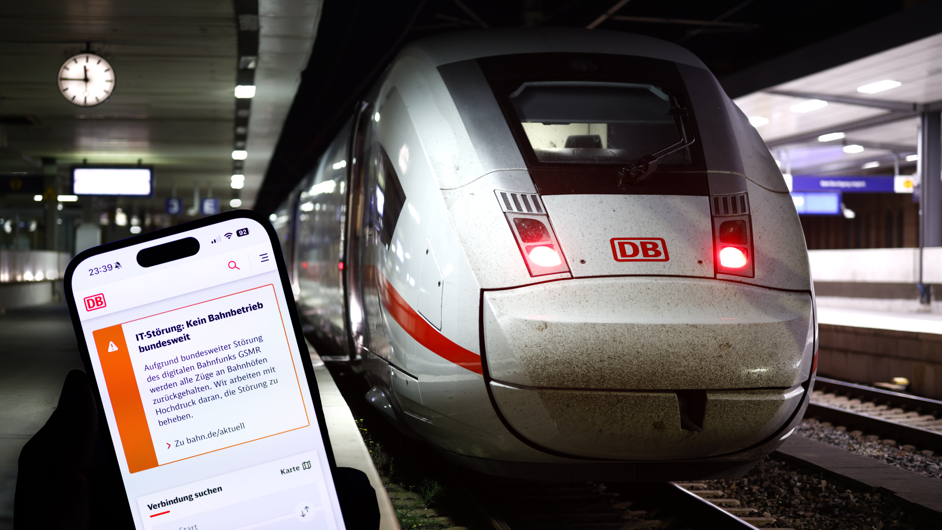 So kam es zur Störung bei der Deutschen Bahn