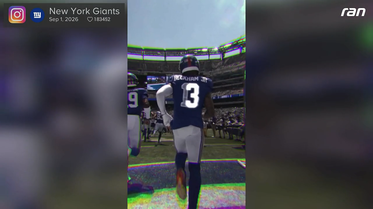 NFL: Legendäres Dress, neue Hoffnung: Odell Beckham Jr. vor dem Giants-Comeback