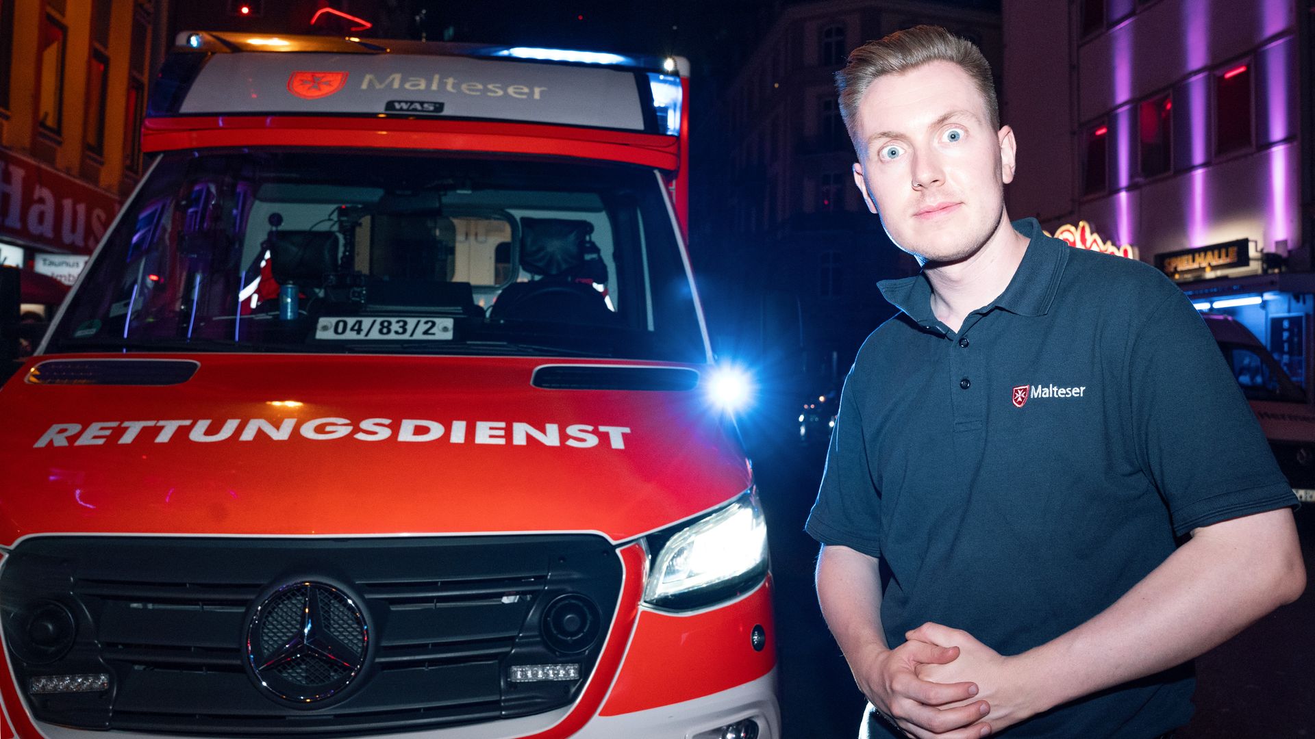 Eine Nacht Rettungsdienst in Frankfurt
