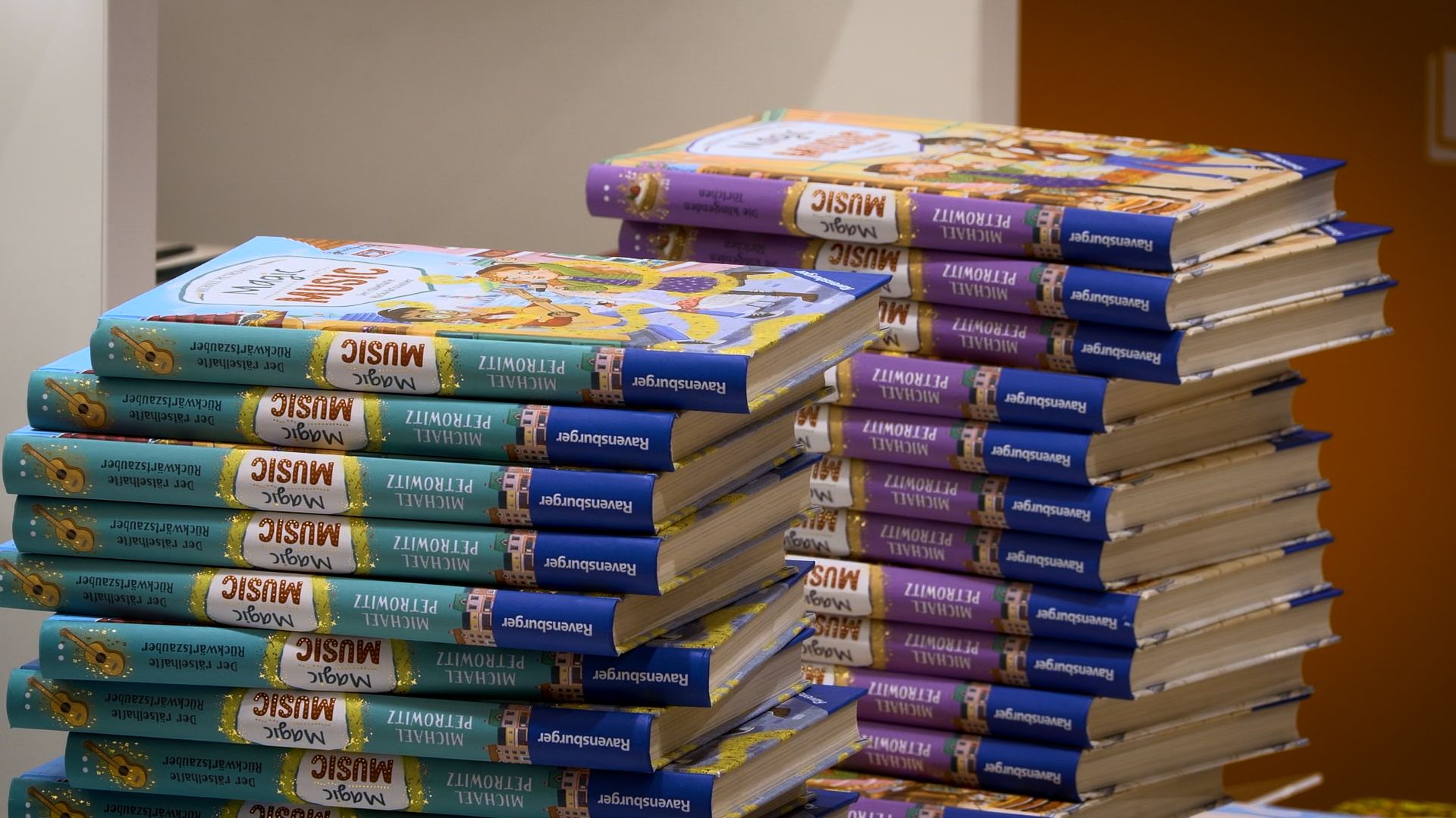 Vor Beginn der Frankfurter Buchmesse