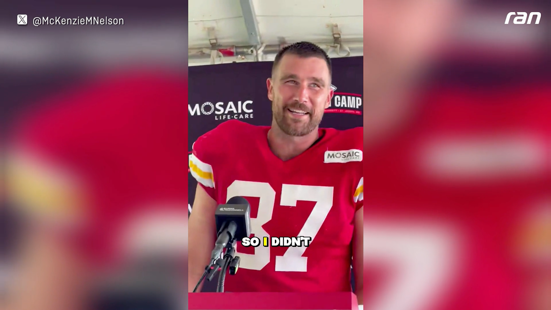 Taylor Swift: Travis Kelce scherzt über Traumhochzeit im MSG