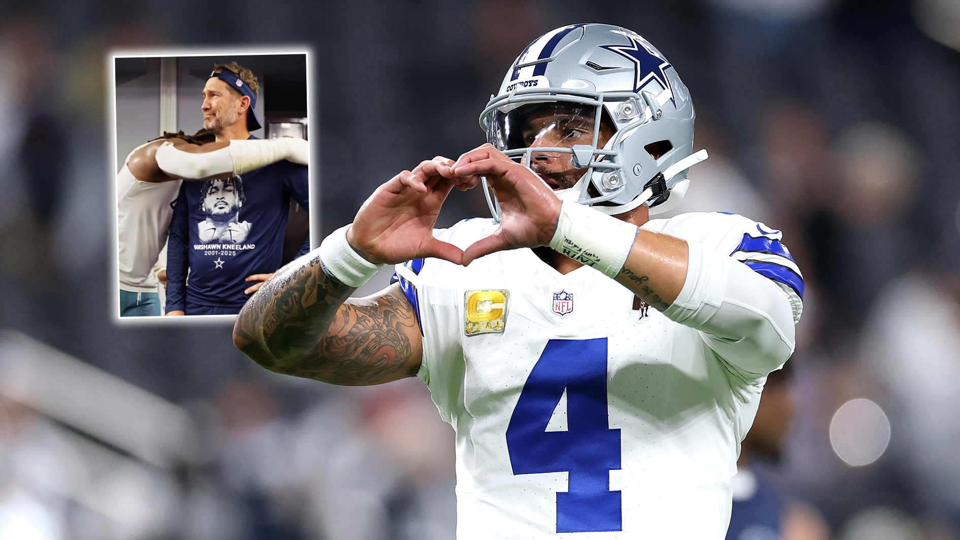 NFL: Gedenken an Marshawn Kneeland - Cowboys-Coach kämpft mit Tränen